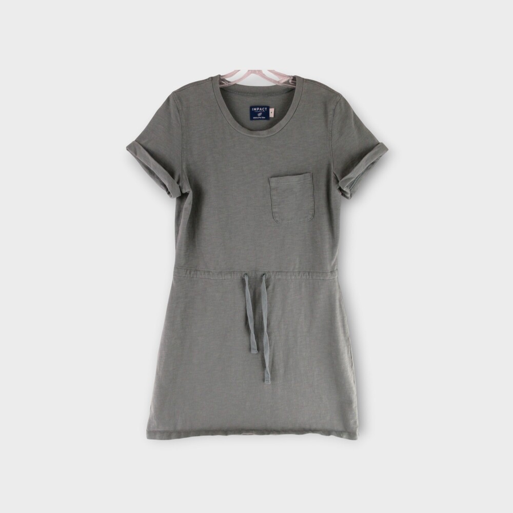 United by Blue Drawstring Pocket T-Shirt Dress Size M organic